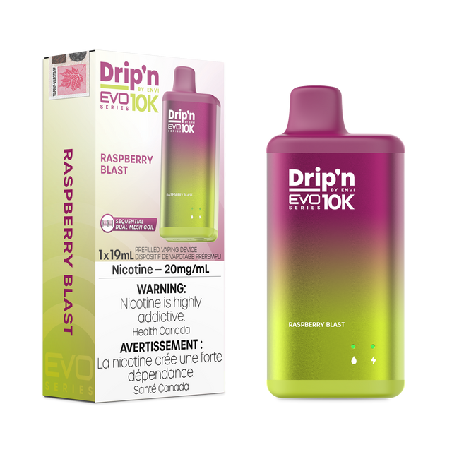 Drip’n EVO 10K Raspberry Blast 20mg/mL disposable