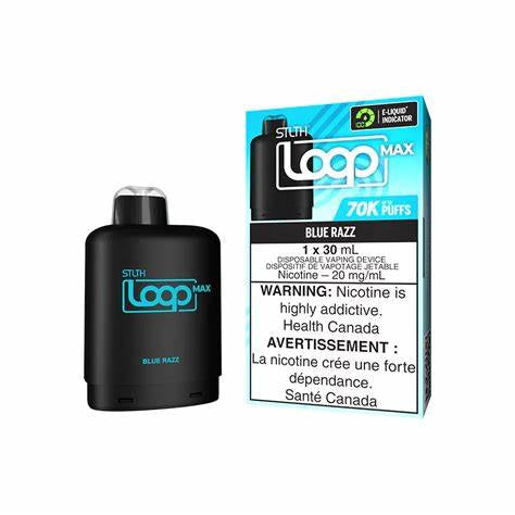 Stlth Loop Max 70K Blue Razz 20mg - 20ml (Provincial)