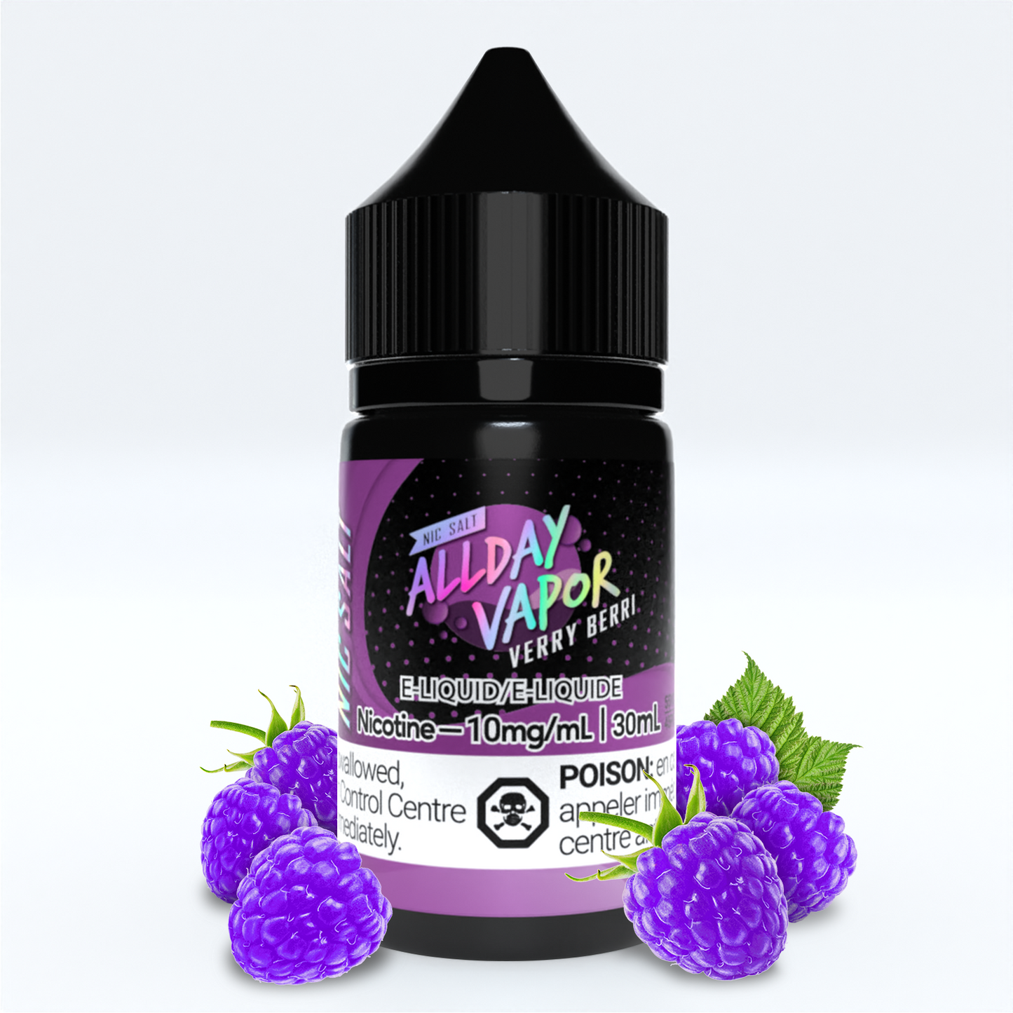 All day vapor e-liquid Verry berri 10mg - 30ml