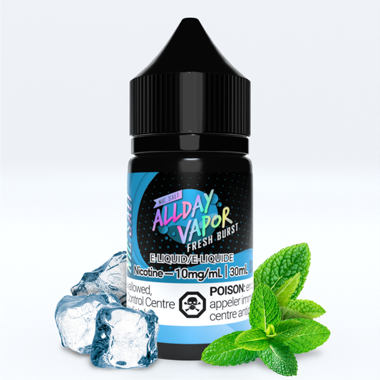 All day Vapor E-liquid Fresh Burst 10mg - 30ml