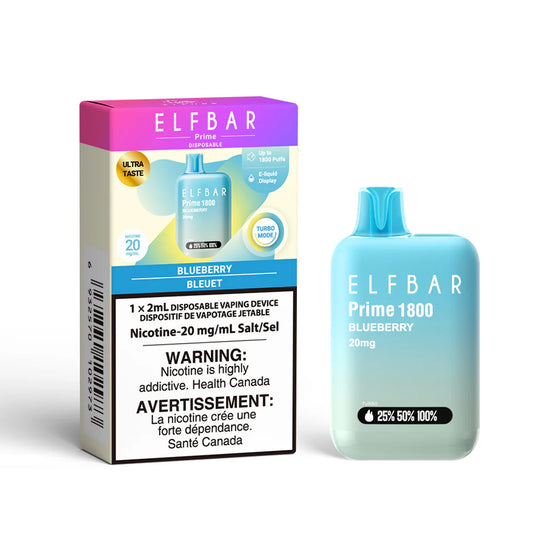 ELF BAR Prime 1800 Flavourless 20mg/ml disposable (Provincial)