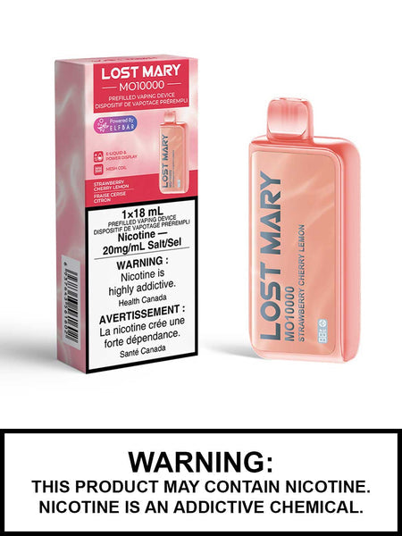 Lost Mary 10000 Strawberry Cherry Lemon 20mg/mL disposable