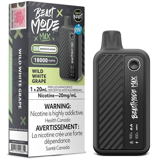 Flavour Beast Mode Max 18k Wild White Grape (Provincial) 20mg/ml disposable