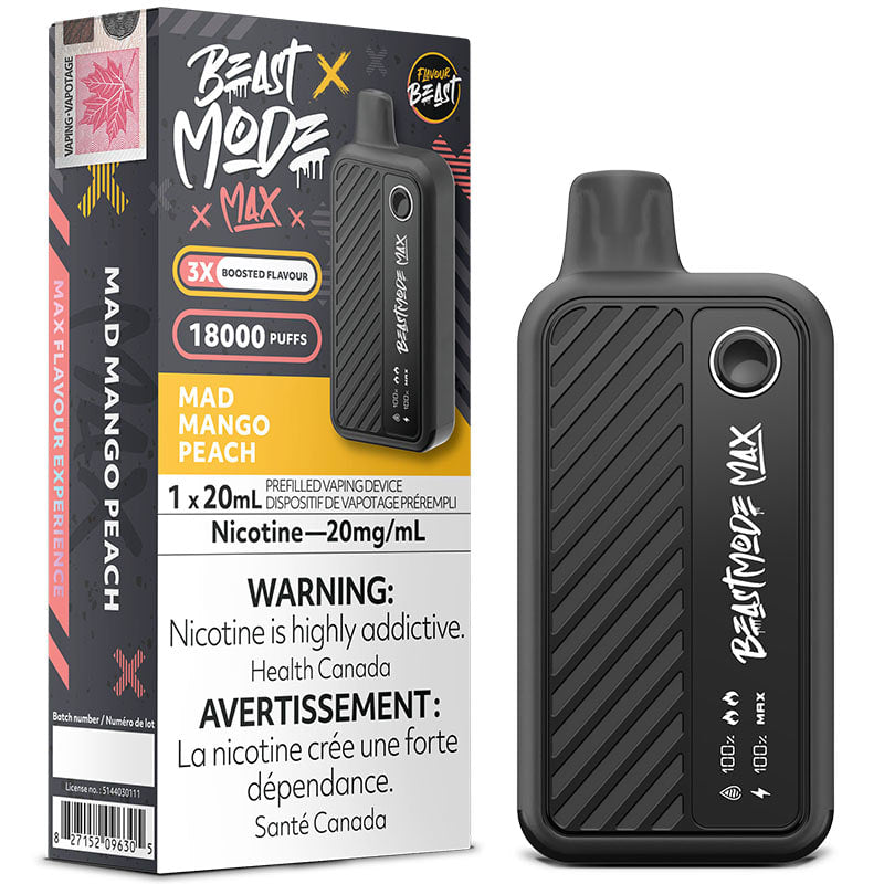 Flavour Beast Mode Max 18k Mad Mango Peach 20mg disposable (Provincial)