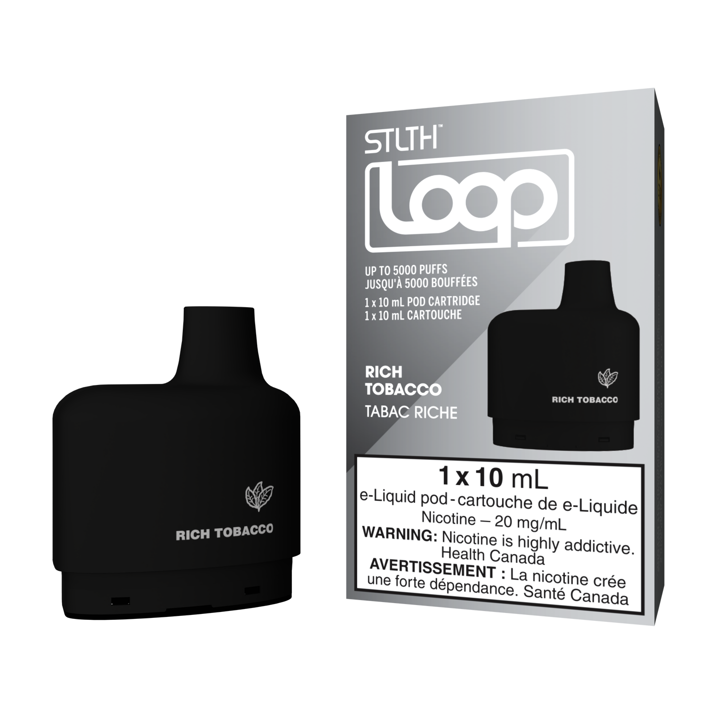 Stlth Loop Pod 5K Rich Tobacco 20mg - 10ml