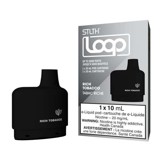 Stlth loop pod Rich tobacco 20mg/ml 10ml