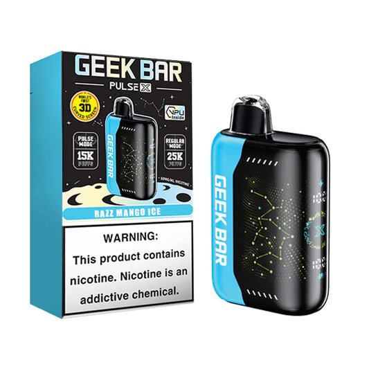 Geek Bar PulseX 25K Razz Mango Ice 20mg/ml disposable (Provincial)