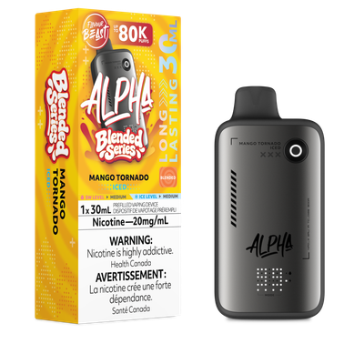 Flavour Beast Alpha 80K Blended Series Mango Tornado Iced 20mg disposable (Provincial)