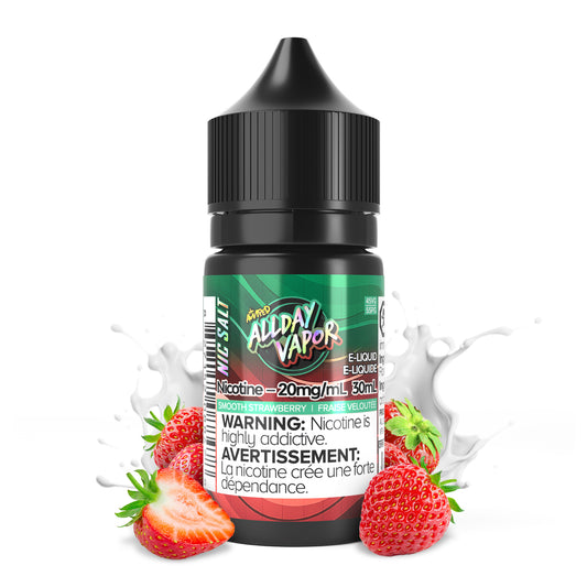 All day Vapor E-liquid Smooth Strawberry 20mg - 30ml