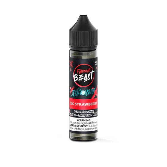 Flavour Beast E-liquid Savage Strawberry Watermelon Iced 20mg - 60ml (Provincial)