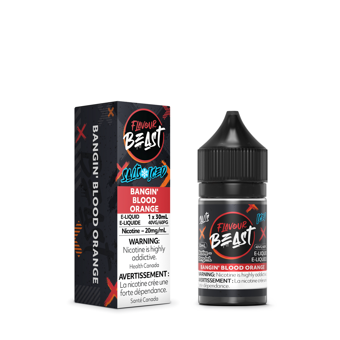 Flavour Beast E-liquid Bangin’ Blood Orange Iced 20mg - 30ml (Provincial)
