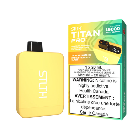 STLTH Titan Pro 15K Tropical Mango Ice Disposable (Provincial)