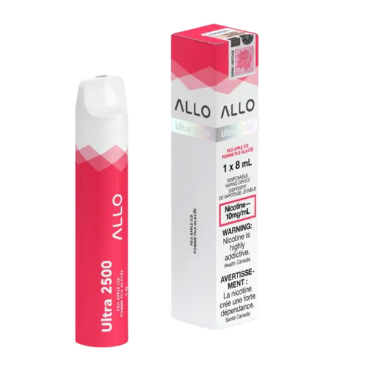 Allo Ultra 2500 Fuji Apple Ice 10mg/mL disposable