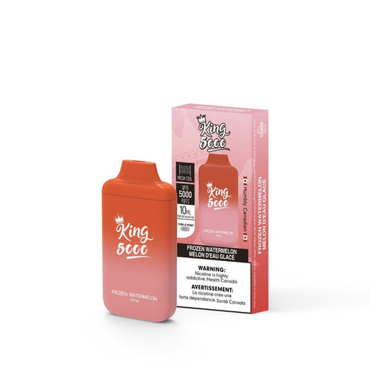 King vape 6000 Frozen Watermelon 0mg/ml disposable vape (Provincial)