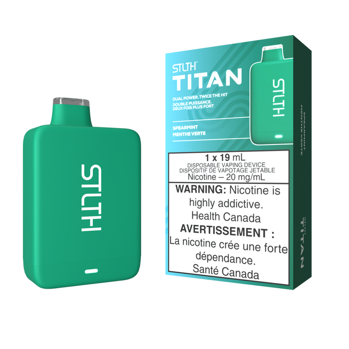 Stlth Titan 10K Spearmint 20mg/mL disposable