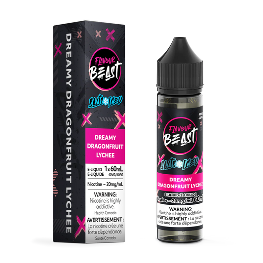Flavour Beast E-liquid Dreamy Dragonfruit Lychee Iced 20mg - 60ml (Provincial)
