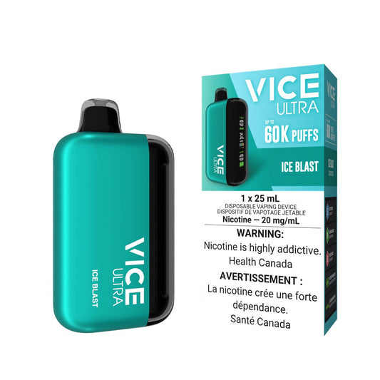 Vice Ultra 60K Ice Blast 20mg/ml Disposable (Provincial)