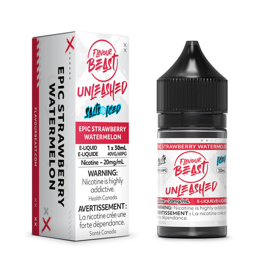 Flavour Beast E-liquid Unleashed Epic Strawberry Watermelon Iced 20mg - 30ml (Provincial)