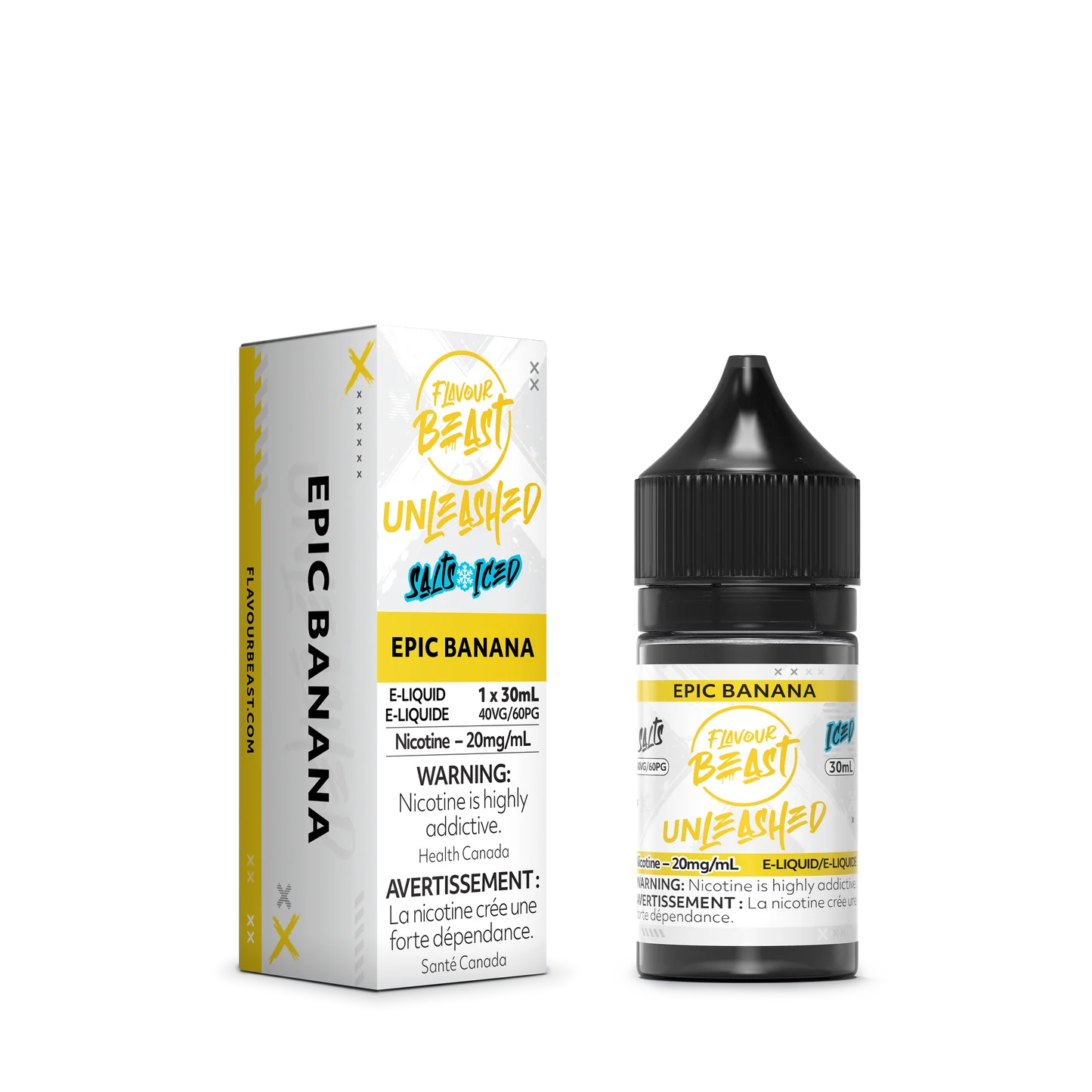 Flavour Beast E-liquid Unleashed Epic Banana Iced 20mg - 30ml (Provincial)