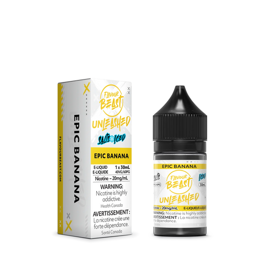 Flavour Beast E-liquid Unleashed Epic Banana Iced 20mg - 30ml (Provincial)
