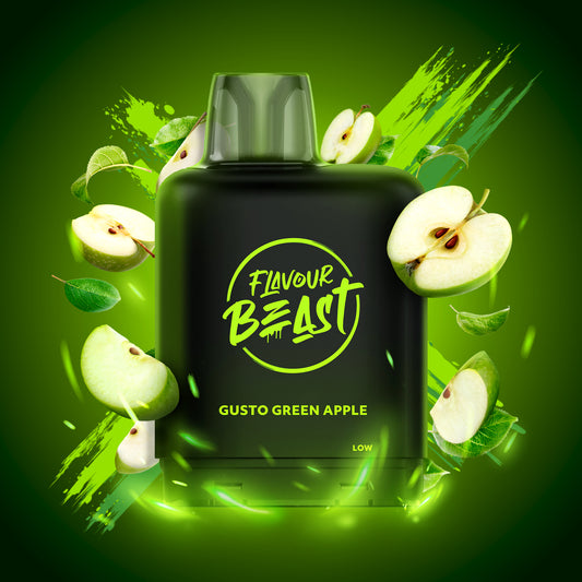 Flavour beast LevelX Boost pod 15K Gusto green apple 20mg/mL