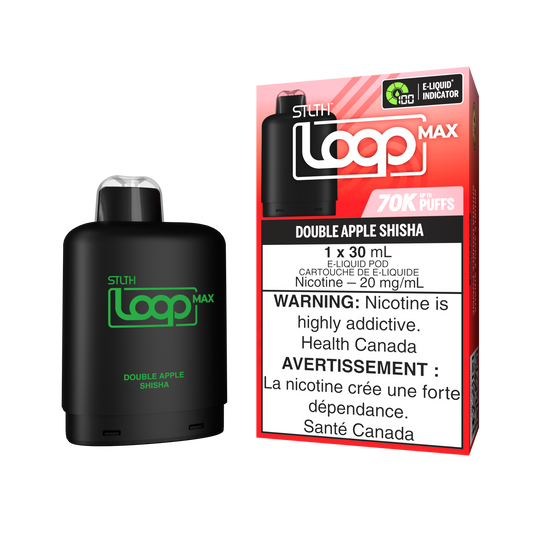 Stlth Loop Max 70K Double Apple Shisha 20mg - 20ml (Provincial)