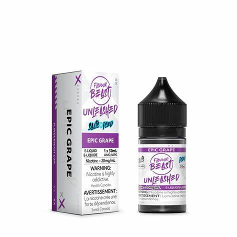 Flavour Beast E-liquid Unleashed Epic Grape Iced 20mg - 30ml (Provincial)