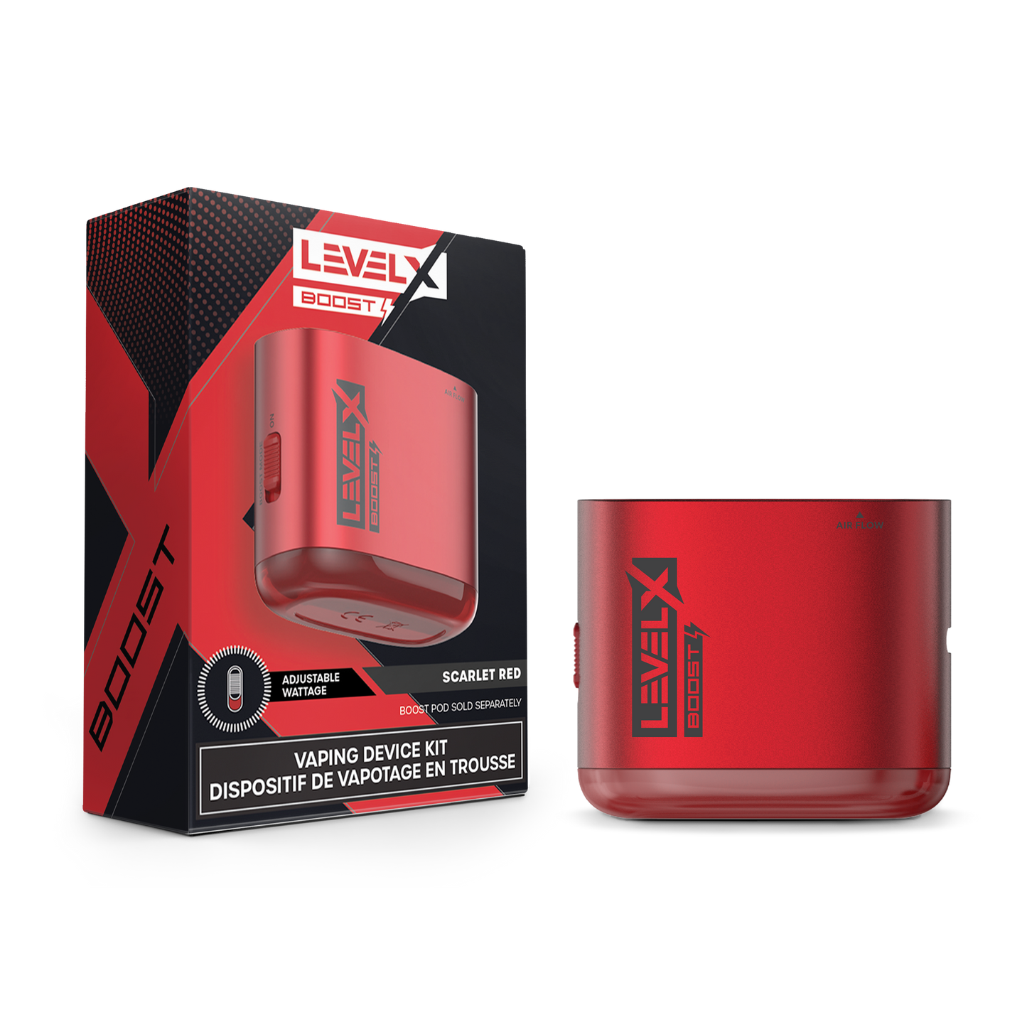 LevelX Boost Device 850 - Scarlet Red