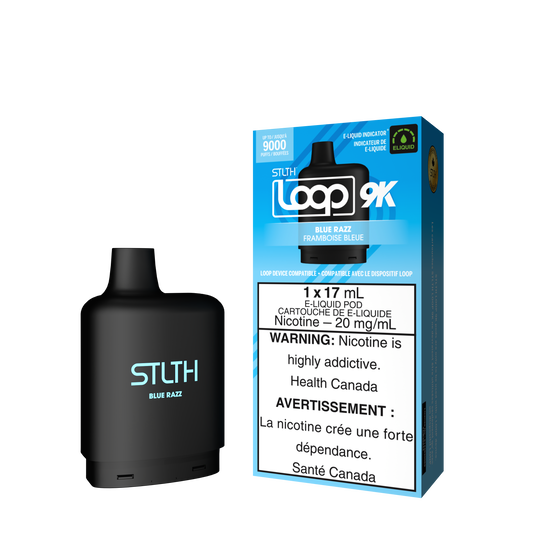 Stlth Loop pod 9K Blue Razz 20mg - 17ml