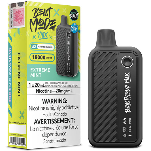 Flavour Beast Mode Max 18k Extreme Mint Iced 20mg/ml disposable