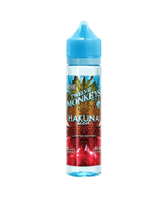 Twelve Monkeys E-Liquid Ice Age Hakuna 0mg - 60ml