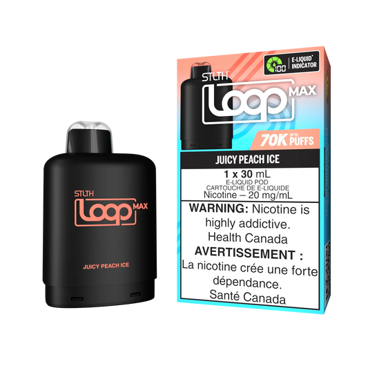 Stlth Loop Max 70K Juicy Peach Ice 20mg - 20ml (Provincial)