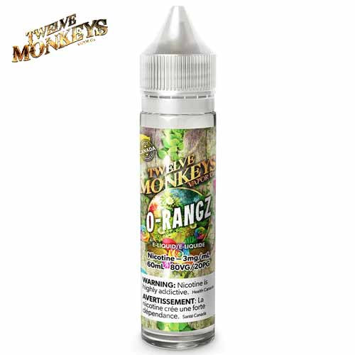 Twelve monkeys E-liquid o rangz 6mg - 60ml