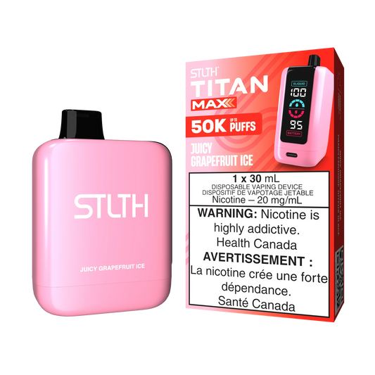 STLTH Titan Max 50K Juicy grapefruit Ice Disposable 20mg/mL (Provincial)