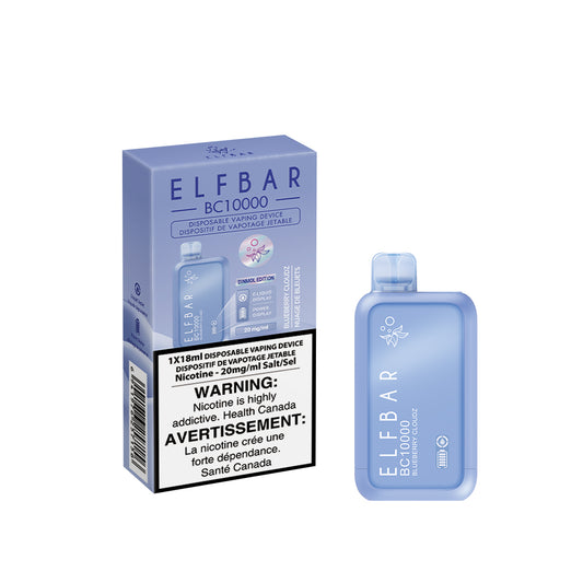 Elf Bar BC10K Blueberry Cloudz 20mg/mL disposable (Provincial)