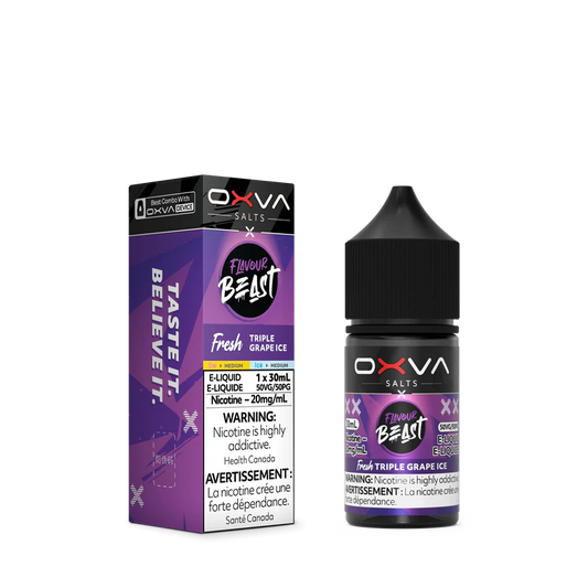 Flavour Beast x OXVA E-Liquid Fresh Triple Grape Ice 20mg/30ml (Provincial)