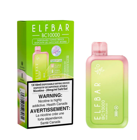 Elf Bar BC10K Kiwi Guava Ice  20mg/mL disposable