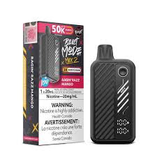 Flavour Beast Mode Max2 50k Ragin’ Razz Mango Iced 20mg disposable (Provincial)