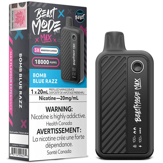 Flavour Beast Mode Max 18k Bomb Blue Razz (Provincial) 20mg/ml disposable