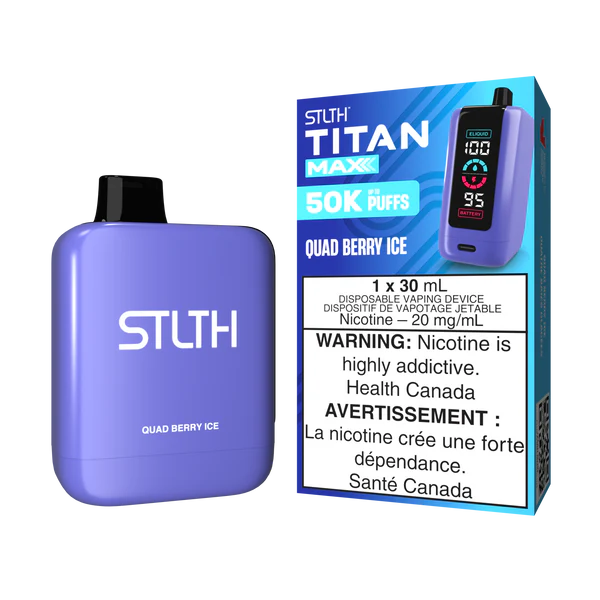 STLTH Titan Max 50K Quad Berry Ice Disposable 20mg/mL (Provincial)