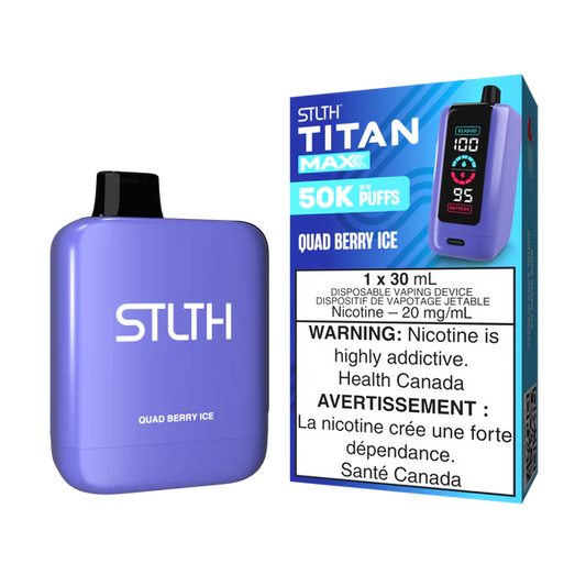 STLTH Titan Max 50K Quad Berry Ice Disposable 20mg/mL (Provincial)
