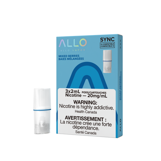 Allo Sync Mixed Berries 20mg/mL Pods