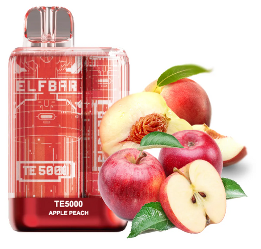 Elf Bar TE5000 Apple Peach disposable 20mg/mL (Provincial)