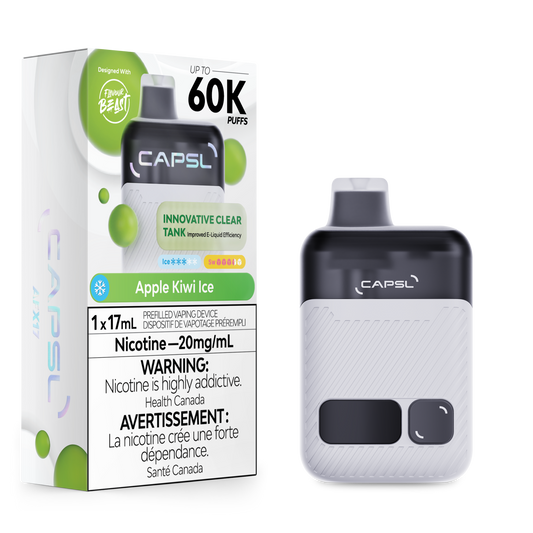 Capsl 60k Apple Kiwi Ice 20mg/ml Disposable (Provincial)