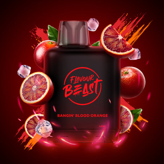 Flavour beast LevelX Boost pod 25K Bangin’ blood orange Iced 20mg/mL