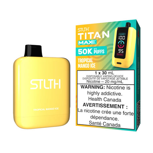 STLTH Titan Max 50K Tropical Mango Ice Disposable 20mg/mL (Provincial)