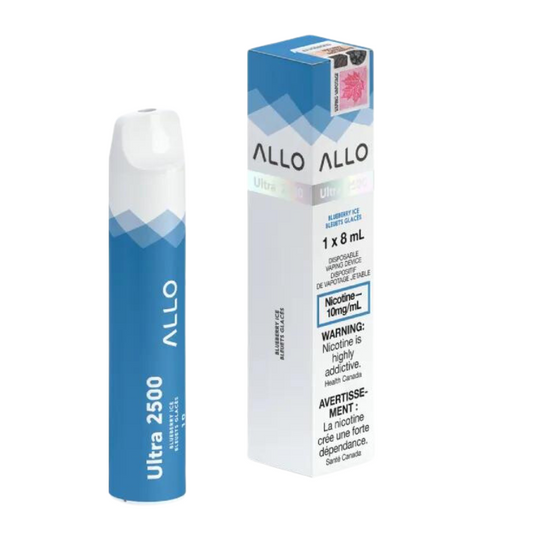 Allo Ultra 2500 Blueberry Ice 10mg/mL disposable