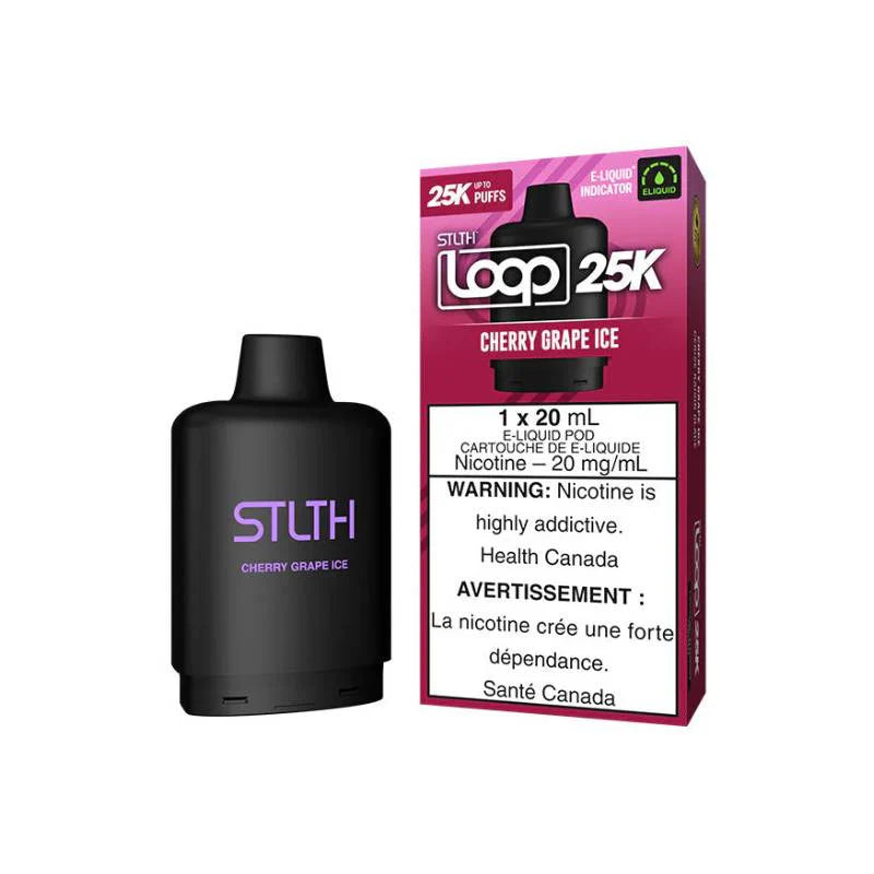 Stlth Loop Pod 25K Cherry Ice 20mg/20ml (Provincial)