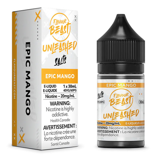 Flavour Beast E-liquid Unleashed Epic Mango 20mg - 30ml (Provincial)