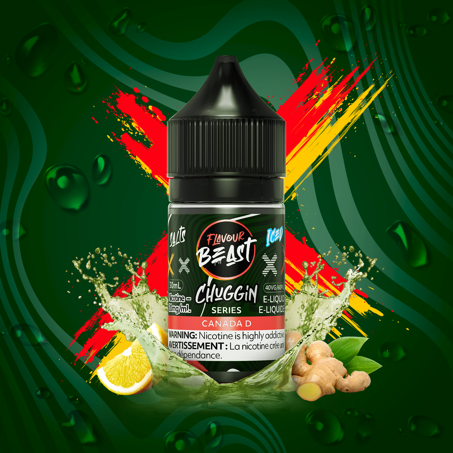 Flavour Beast E-Liquid Chuggin Canada D 20mg - 30ml (Provincial)